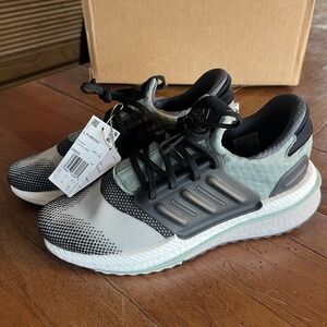 Adidas Performance X PlrBoost Men's Shoes Size 8 White Green (ID9435)